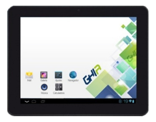 Tablet  Ghia Any 29218P 10.1" 16GB negra y 1GB de memoria RAM