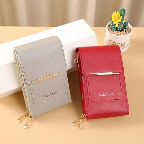 Bolso De Lujo Porta Celular Multifuncional Manos Libres