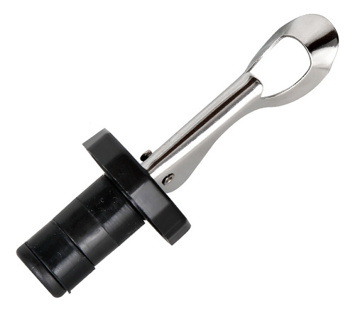 Tapon / Corcho Para Botellas De Acero Inoxidable 10 Cm Color Negro Tapon-corcho