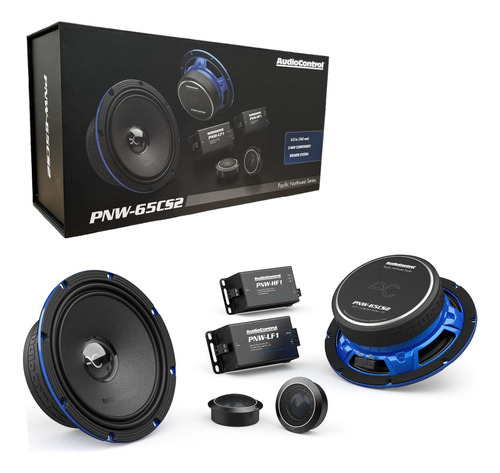 Set De Medios Audiocontrol Pnw-65cs2 6.5 Pulgadas 125w Rms