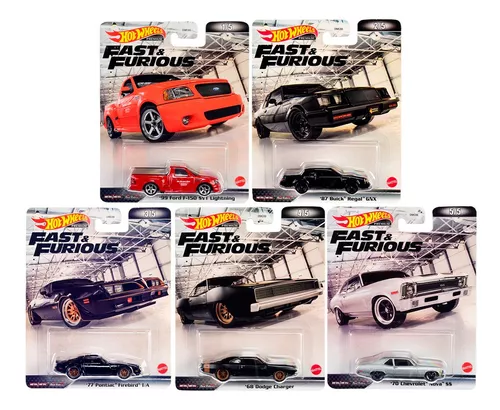 HOT WHEELS - PREMIUM SET - 2023 SET FAST & FURIOUS - VELOZES E FURIOSOS