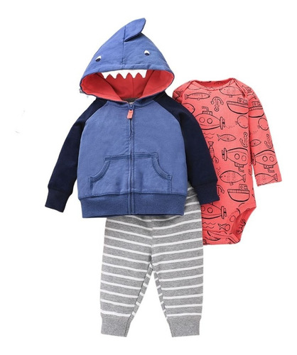 Conjunto 3 Piezas Shark