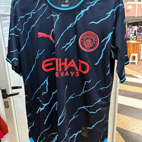 Camiseta Fútbol Puma Manchester City Fc (alternativa) (azul)