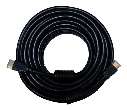 Imagen 3 de 4 de Cable Hdmi Baño Oro 10 Mts Full Hd Y 3d Audio Digital 1.4v