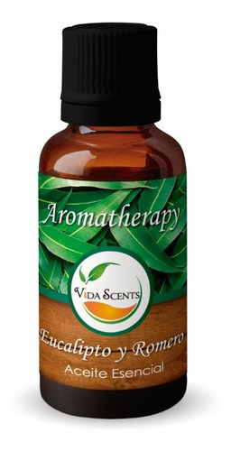 Aceite Esencial Aromaterapia Romero Y Eucalipto 30ml.