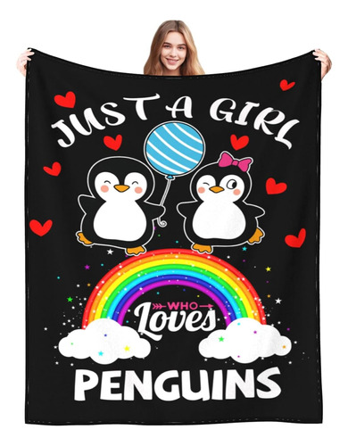 Bonita Manta De Pingüino, Solo Una Chica Que La Paga