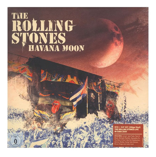 The Rolling Stones Havana Moon 3lp + Dvd Vinilo Nuevo