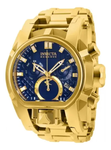 Relógio Dourado Invicta Zeus Bolt 20111 25209 25210 C/ Caixa