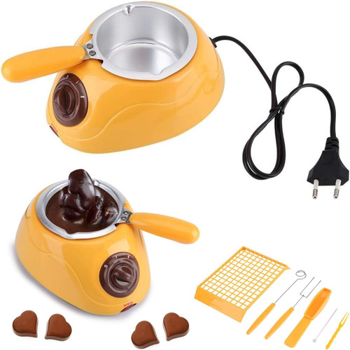 Máquina Olla Fondue Derrite Chocolate Con 30 Accesorios