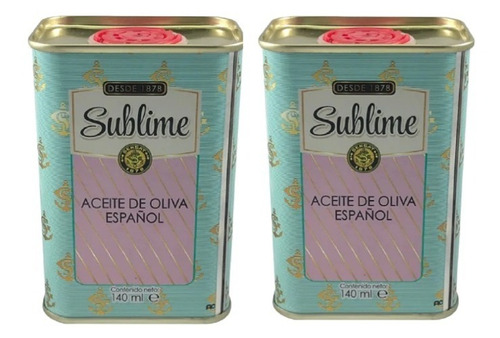Aceite De Oliva Sublime 140mlx2