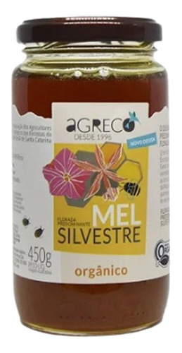 Kit 3x: Mel Silvestre Orgânico Agreco 450g