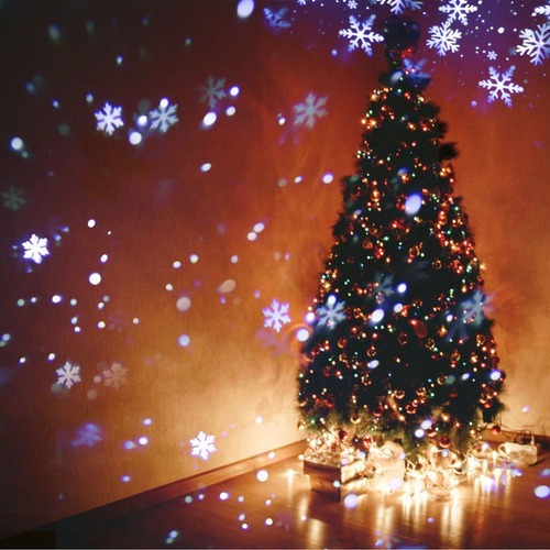 Proyector Luz Paisaje Navidad Móvil Luces Led