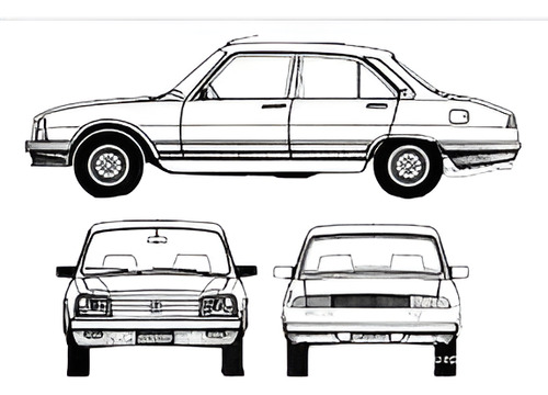 Vidrio Puerta Peugeot 504,tra,der,inc,nuevo, 55x49 Alto