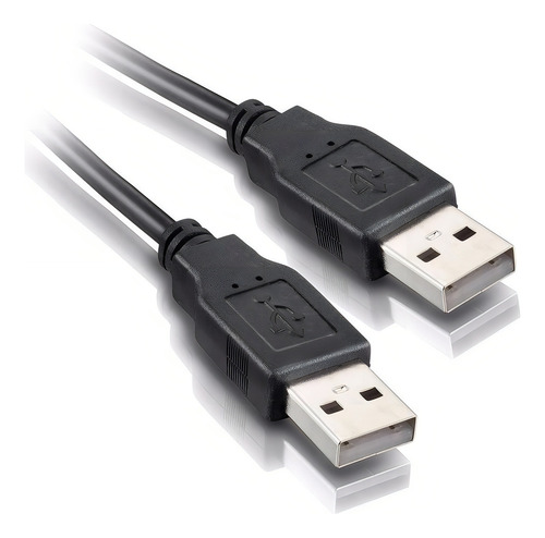 Cabo Extensor Usb Macho X Macho 2.0 1,5 Metros Cor Preto