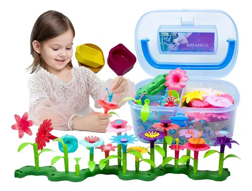 PATEMZON Kit De Manualidades Con Flores – Máquina De Prensa Y Accesorios Para Crear Ramos DIY – Regalo Creativo Para Niños +3 Años