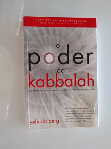Livro: O Poder Da Kabbalah: Yehuda Berg