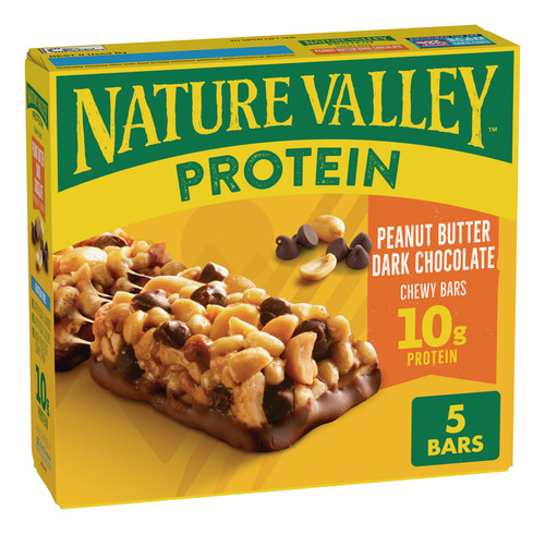 Nature Valley Protein Peanut Butter Dark Chocolate 5 Barras