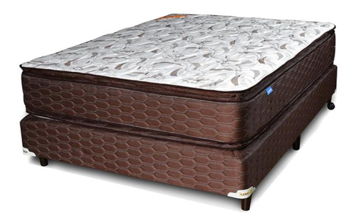 Imagen 2 de 3 de Sommier Suavestar Superstar Pillow Top 2 1/2 plazas de 190cmx140cm