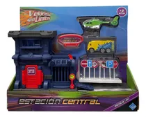 Comprar Juego Estación De Policía Con Accesorios El Duende Azul Color Azul y Rojo