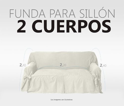 Funda Dir-Tex Madrás Gross bordó de 2.4m x 2.2m para sillón de 2 cuerpos