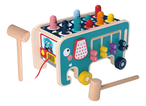 Banco De Martillos Y Bate Montessori Beat Toys Set