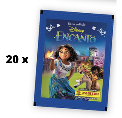 Figuritas Disney Encanto Pack X 20 Sobres De 5 Cada Uno