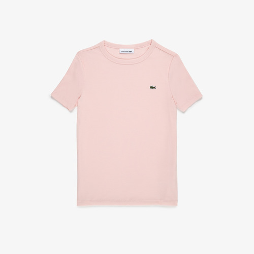 Remera Lacoste Estilo Casual Manga Corta Para Mujer