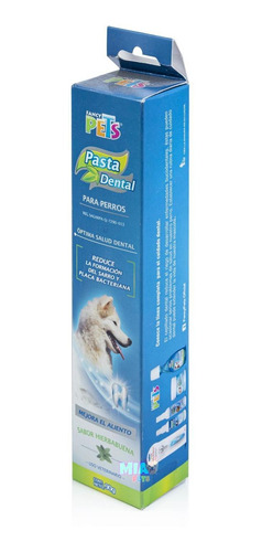 Imagen 1 de 6 de Pasta Dental Para Perros 90g Fancy Pets Mejora Aliento Sarro