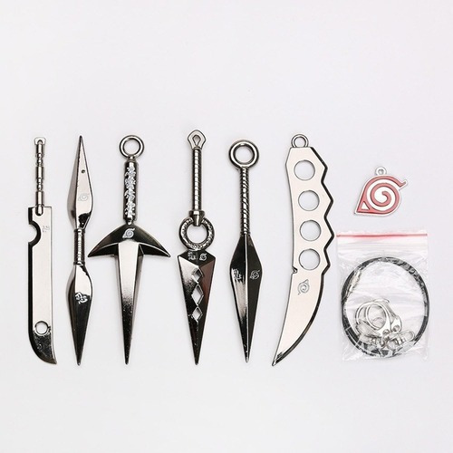 Set De Armas De Metal Kunai Shuriken, Accesorios De Anime Na