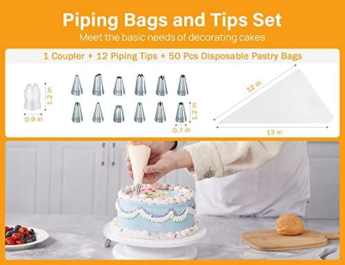 Kootek Kit De Decoración De Pasteles De 69 Piezas De Con 50