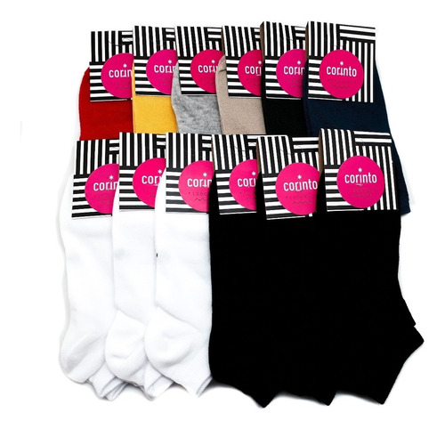 Medias Deportivas Surtidas Pack X36 1218 + Cuotas Corinto
