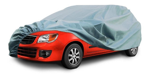 Imagen 1 de 6 de Cubre Auto Talle M Plateado Polyester