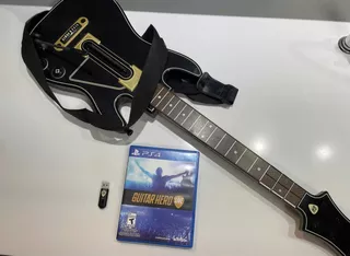 Juego Y Guitarra Playstation 4 Guitar Hero Live Muy Bueno!