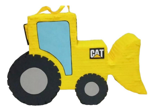 Piñata Tractor Construcción 