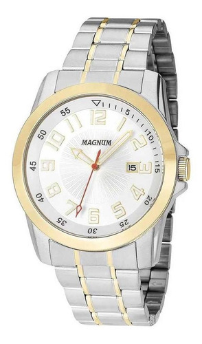 Relógio Magnum Masculino Ref: Ma32792s Casual Bicolor