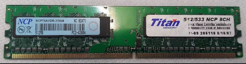 Memoria Titan Drr2 Ecc Reg 512 333mhz Inf 18ch