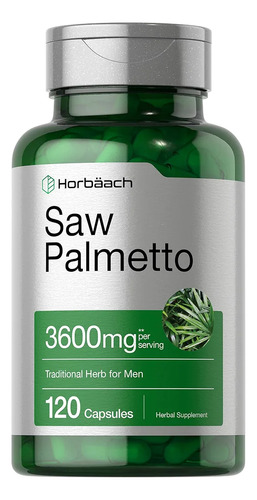 Horbaach Saw Extracto De Saw Palmetto | 120 Cáps | 3600mg