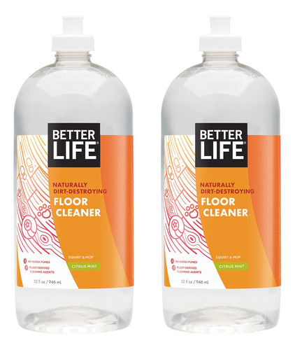 Limpiador De Pisos Better Life, Citrus Menta, 32onzas (paque