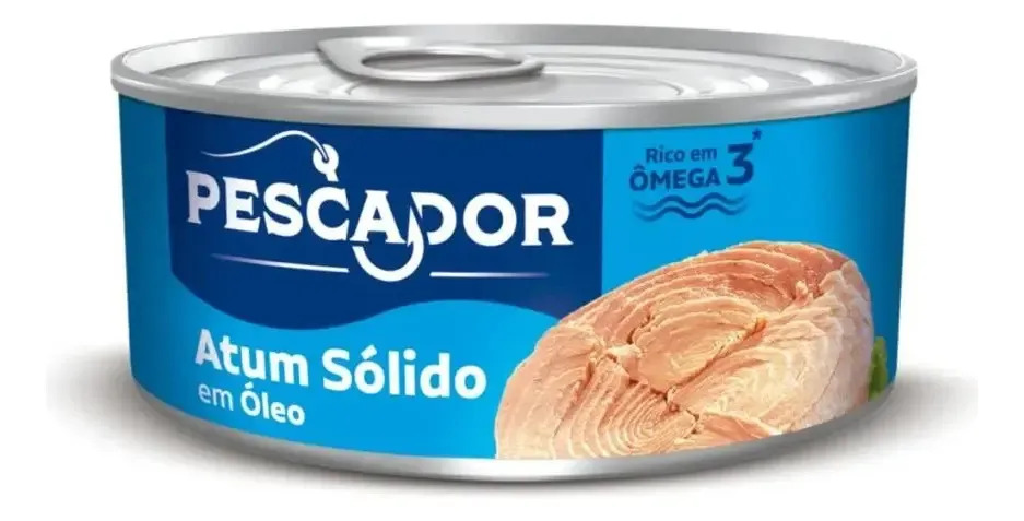Atum Pescador Solido Em Oleo Lata 140g