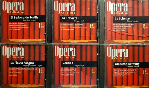 Lote 14 Cds Opera Collection Rigoletto La Traviata Carmen...