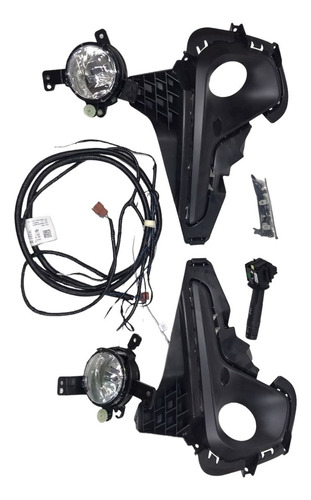 Kit Farol Milha Neblina Chicote Dianteiro Gm Onix 2021 2023 (Usado)