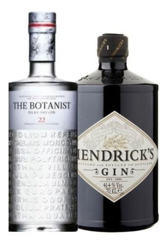 Pack X2 Gin The Botanist + Hendricks Ginebra Premium Escocia