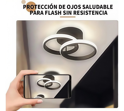 NIFUNA Lámpara De Techo Lampara Foco Decorativas Led Para Baño Moderna Colgante Lamparas Para Baño Lamparas Para Sala Lampara Decorativa Lamparas Para Interiores Luz Negra Lamparas Techo Led
