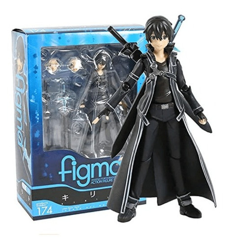 Sword Art Online Kazuto Kirigaya Kirito Figura En Caja 