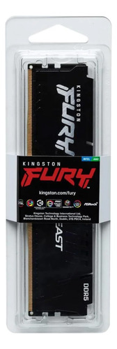 Memória Gamer Kingston Fury Beast Amd Expo Ddr5 16gb Cl30