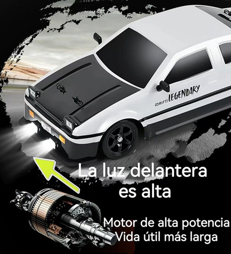 Led De Coche Rc Modelo 16a04 1/16 Drift Simulado Con Tracció
