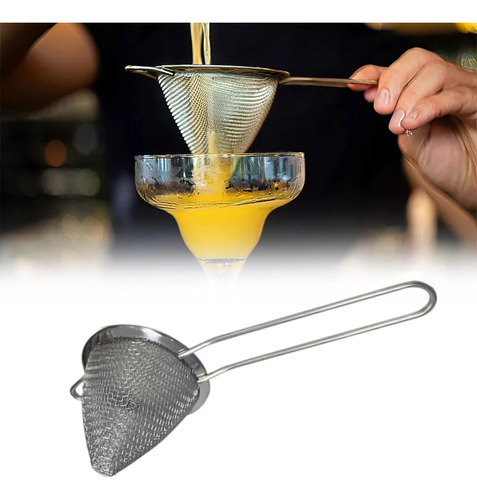 Colador De Cóctel Con Colador De Té De Mango Largo Para