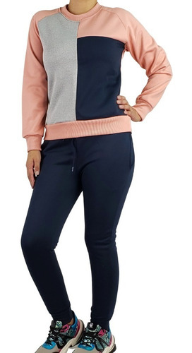 Conjunto Deportivo Mujer Invierno Buzo Jogger Y Polerón