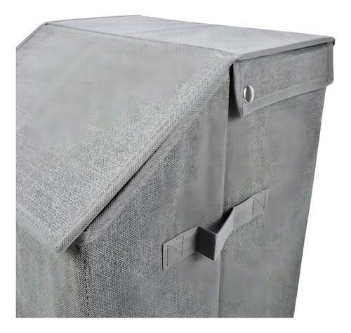 Cesto Para Ropa Deluxe Lavandería Color Gris