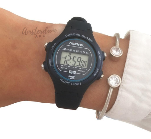 Reloj Mistral Unisex Mod Ldx-ban Sumergible ..amsterdamarg..